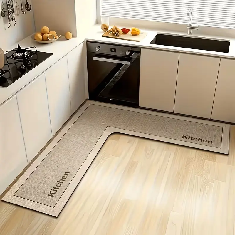 diatom mud L-shaped large size floor mat restaurant anti-slip mat shower room door mat bathroom corner mat door mat Water Absorbent Rug