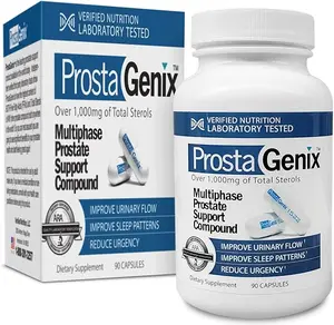 ProstaGenix Multiphase Prostate Health Supplement - 90 Capsules - Over 1M Sold - Reduces Nighttime Bathroom Trips, Urgency