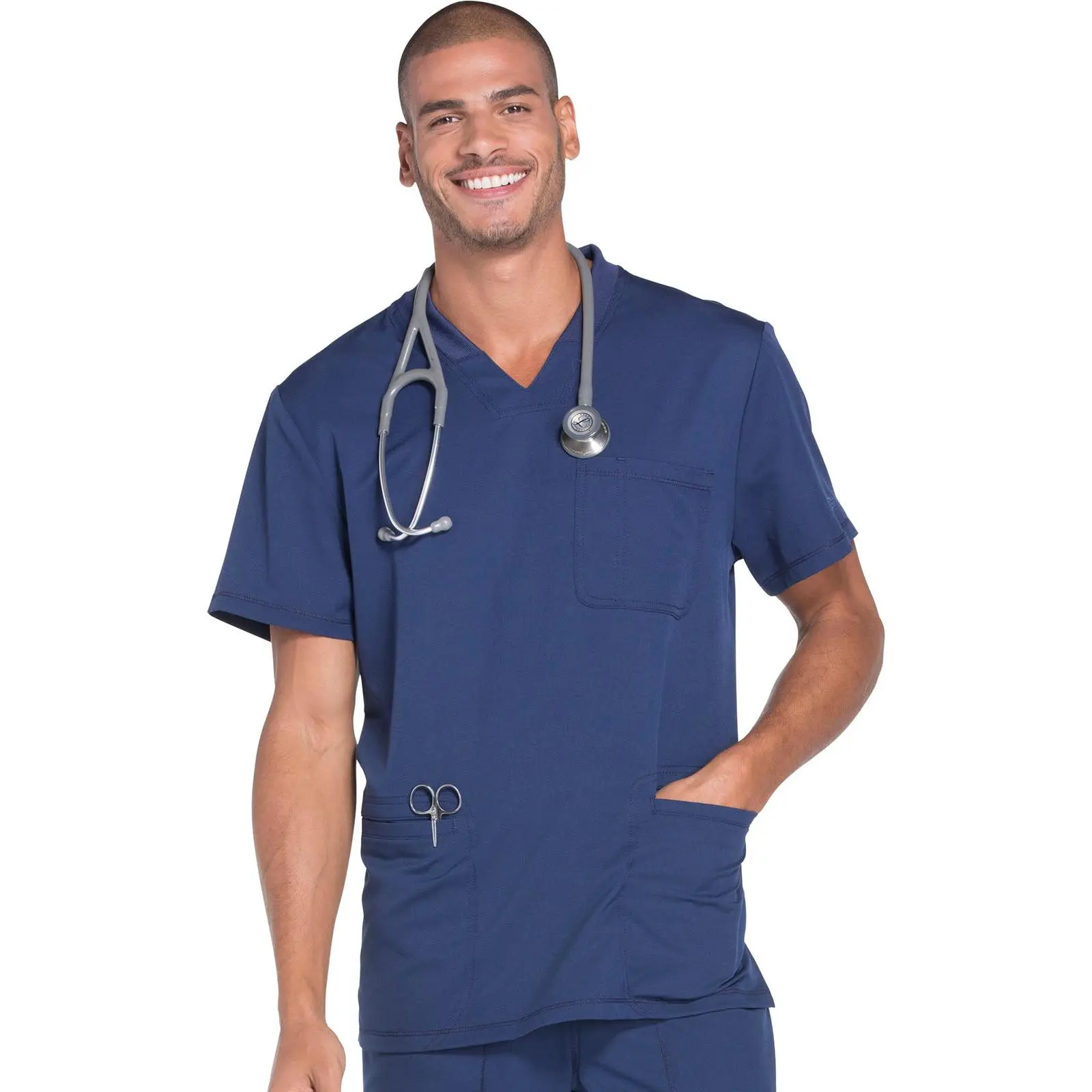Dickies Dynamix Mens V-Neck Scrub Top