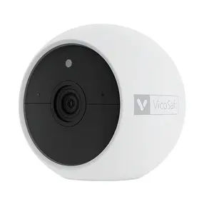 VicoSafe CG9 Wireless Security Camera - 2K WiFi Camera, Dual Lens Monitoring, AI Motion Detection, IP65 Waterproof, Compatible with Vicohome App
