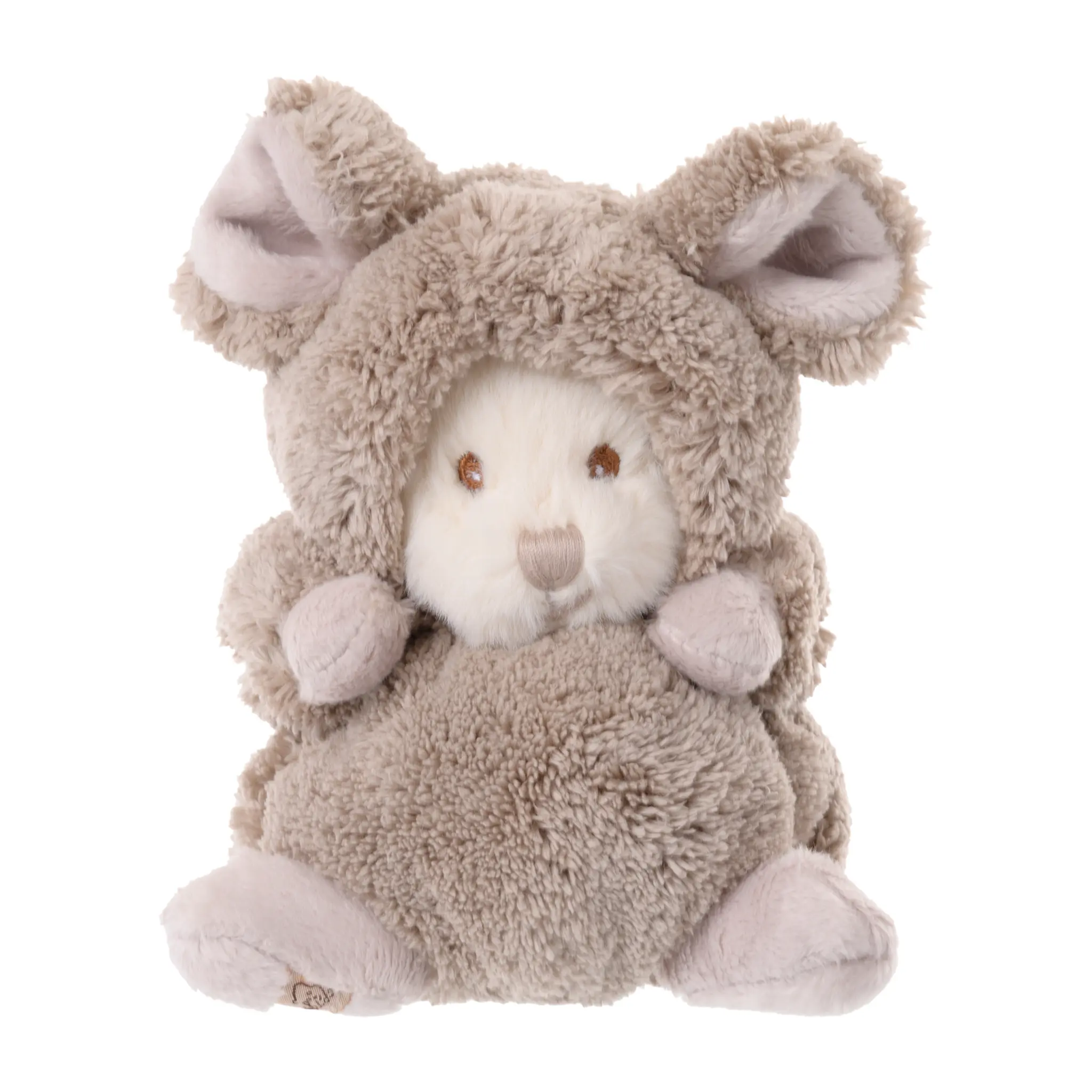 Bukowski Bears Ziggy Mouse 6-In Soft Plush Stuffed Animal Toy, Collectible with Removable Hood Costume, for Babies and Kids (Kid-Approved Option), 6 Inches
