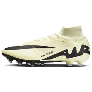 Nike Superfly 9 Elite AG Football Cleats with Round Toe Laces for Men and Women, Durable Artificial Turf Shoes in Black and Yellow Trending Shoes, House White Official Shoes to Get / Maison Mihara
