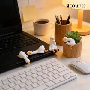 Cute Car Dashboard Decoration, Cartoon Duck Rearview Mirror Ornament, Durable Vehicle Accessory, Perfect Gift for Auto Lovers, Car Trinkets