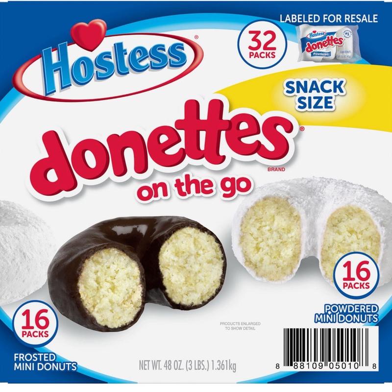 Variety Pack Donuts, Snack Size, 1.5 Oz., 32 Pk. - Assorted Flavors