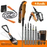 Survival Essentials 4-Piece Outdoor Gear Bundle with TrailGuard Walking Stick