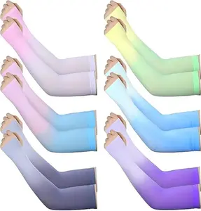 Valentine Day Gift  & Birthday Gift  6 Pairs UV Sun Protection Arm Sleeves to Cover Arms for Women Compression Sleeves for Men