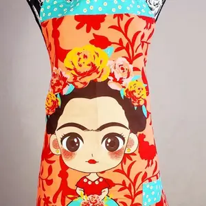 Frida Kahlo apron gift adult, apron artesanias mexicanas mandil de Frida birthday gifts for her resisting kitchen home decor mom