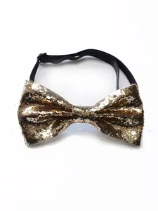 1pcs Sparkle Elastic Band Bow Tie, Bow Tie Design, Party Wedding Host Performance Bow Tie, Unisex Adult Children Universal, Perfect for Any Occasion