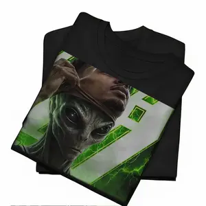 Women's Alien Takeover Graphic T-Shirt - Unisex Short-Sleeve, Oversized Relaxed-Fit, Full Sizes, Full Colors, Sweatshirt Option, Premium Fabric Crewneck