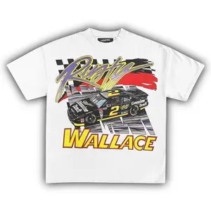RUSTY WALLACE RACING TEE SHIRT, GIFT FOR FAN, UNISEX SHIRT CREWNECK MADE IN USA
