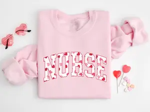 Nurse Valentine Sweatshirt, ER RN Valentine Sweatshirt, Valentine Nursing Sweatshirt, Valentine Nurse Sweater, Nurse Crewneck, Gift for Nurse
