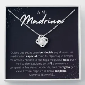Godmother Necklace, Regalo Para Madrina, Collar Para Madrina, Dia De Las Madres, Madrina Proposal In Spanish, Quieres Ser Mi Madrina