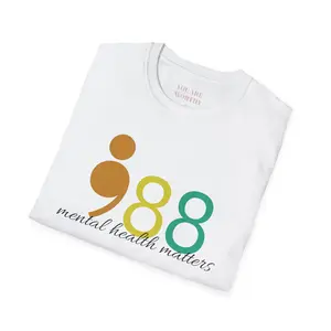 Mental Health Matters 988 Unisex Softstyle T-Shirt