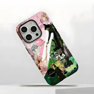 Wicked Dark Magic Gothic Theatre Spooky Witch Fantasy Tough Phone Case. Broadway Musical Aesthetic Heavy Duty Shockproof Protective Cover for iPhone 17 Pro Max 16 Air 15 14 13 12 11.