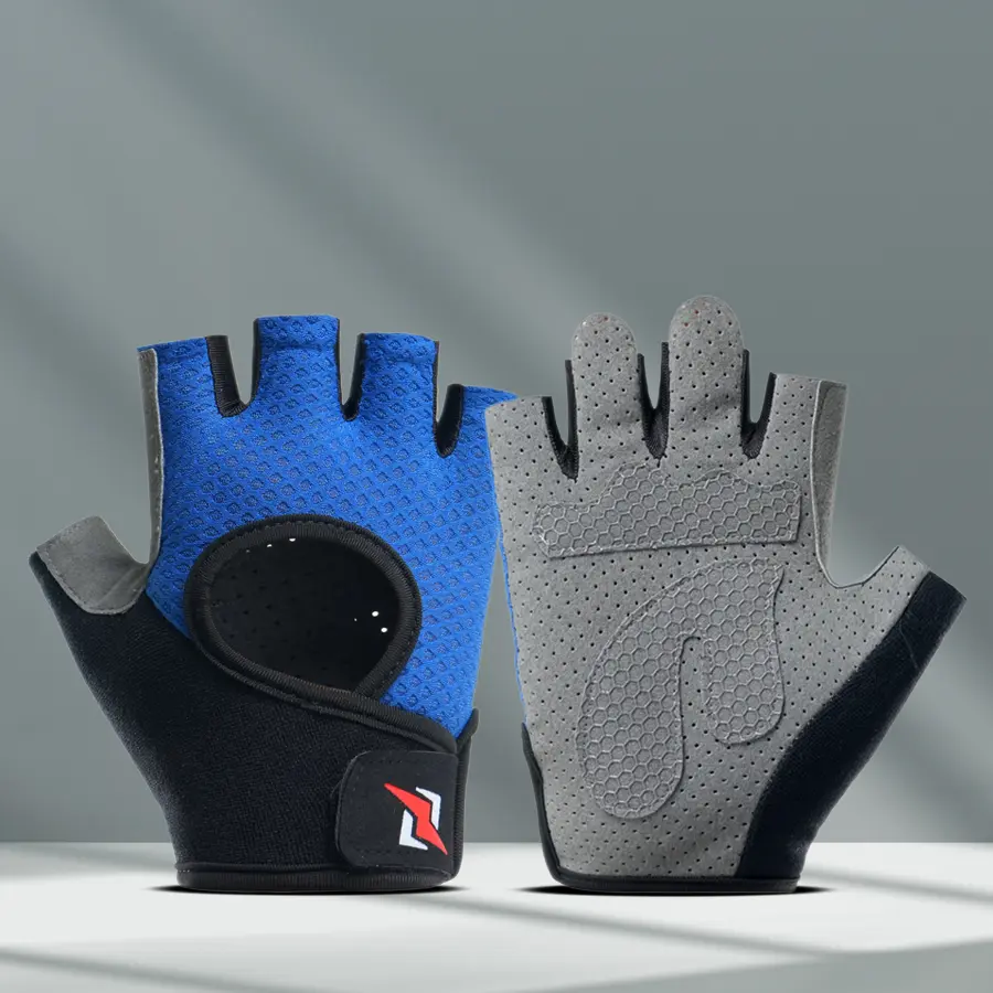 Men and women can use non slip and wear-resistant half finger sports gloves to ride and climb mountains, as well as labor gloves Fitness Accessories Fitness Training Straps