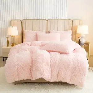 Soft Plush Bedding Set, Includes Pillowcases (no Insert), Comfortable Furniture Essentials, Enjoy Nights at Home, 2/3pcs Long Soft Covers