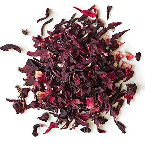 2LB Dried Hibiscus Flowers – Caffeine-Free Herbal Tea for Hot & Iced Brewing, Refreshing Tart Flavor, Bulk Pack