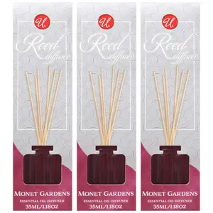 Money Gardens Reed Diffuser - Essential Oil Diffuser, 35ml (1.18oz) (Pack of 3)