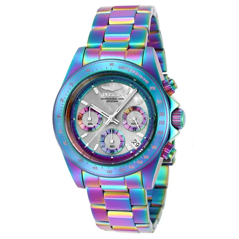 Invicta Men's 23942 Speedway Quartz Chronograph Platinum Dial Watch