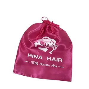 Rina Hair Wig Bags Satin Packaging Pouches Carrying Storage Bags For Packaging Hair 1 Pcs Organiser