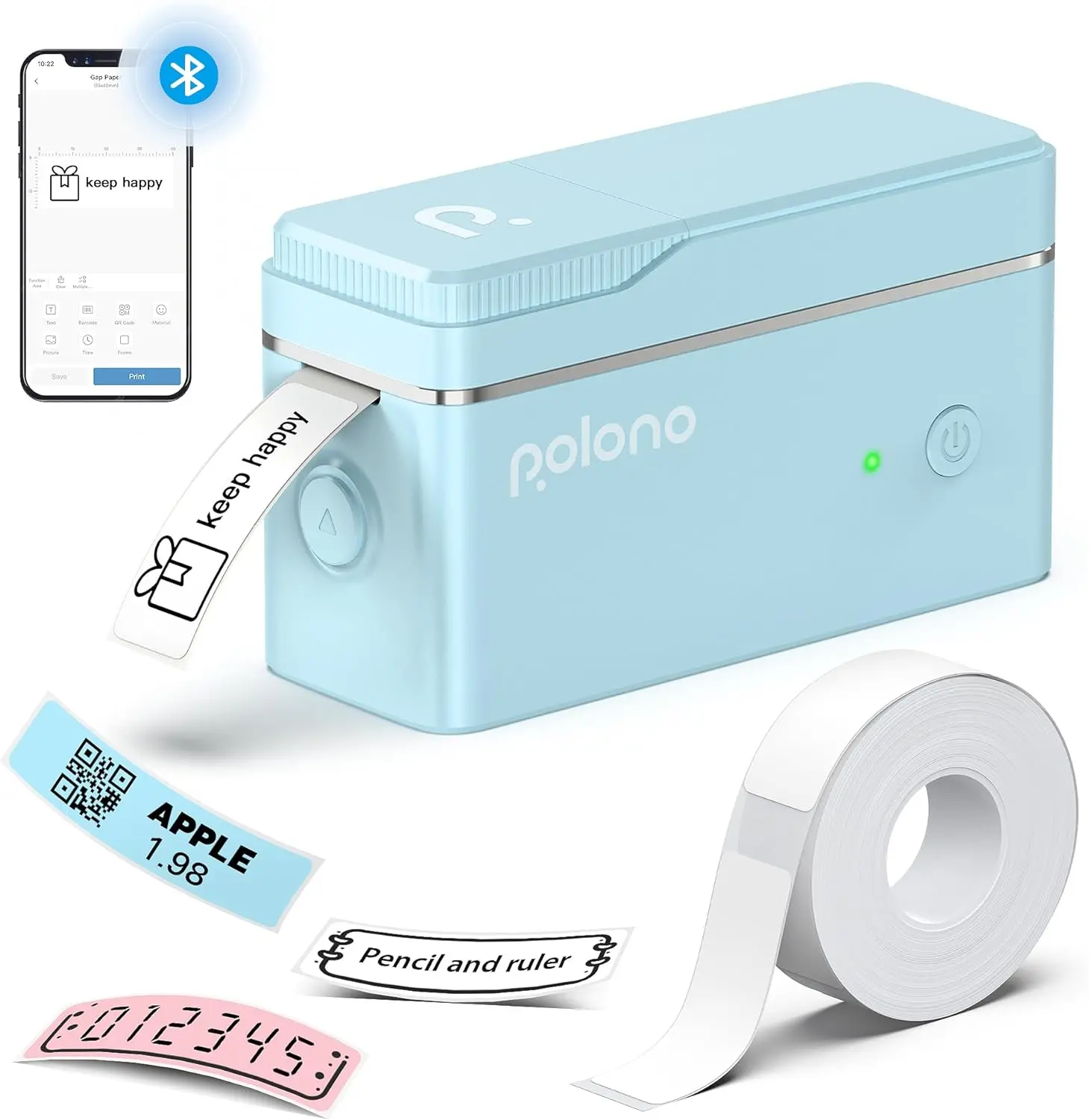 P31S Label Printer, Portable Bluetooth Label Maker, Thermal Printer for Organization, Storage, Office and Home, Mothersdaygift