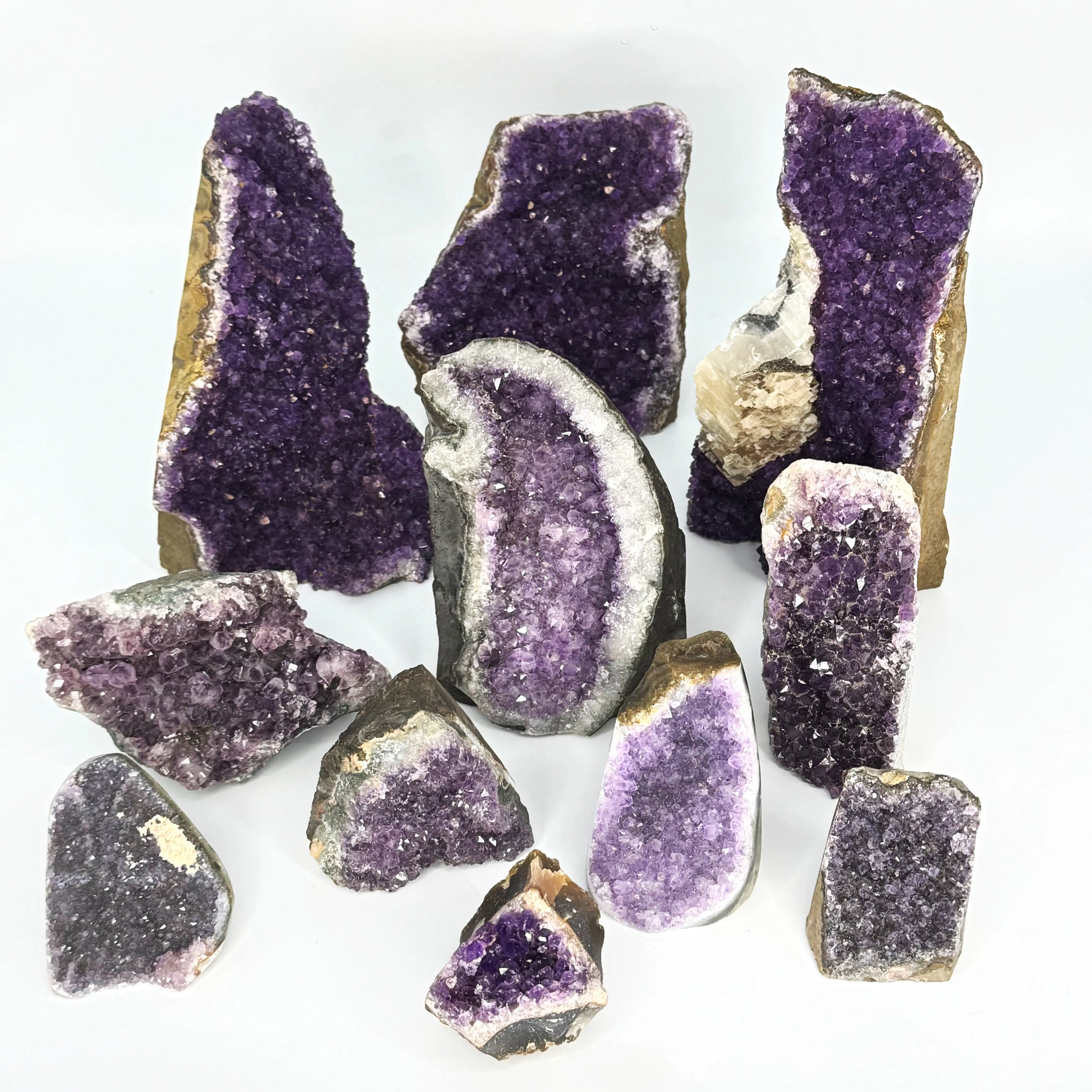 Amethyst Cut Base Geodes