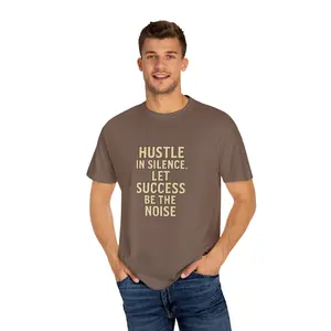 Unisex Motivational T-Shirt - Hustle in Silence, Let Success Be the Noise, Inspirational Apparel, Gift for Entrepreneurs, Casual Wear, [...]