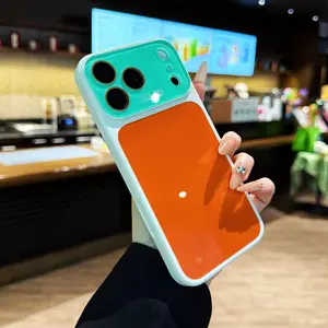 【summervibedopaine】 Contrast Color Suitable for iPhone 17 16 15 14 13 Pro Max Phone Case Contra 17 Pro Max Case  No paint peeling off, anti-fall and wear-resistant #SummerWins  #DealsForYouDays