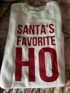 Santa's Favorite Ho Sweatshirt/T-shirt/Hoodie, Christmas Gift, Print Tee