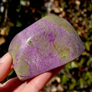 3.2in 309g Intricate Atlantasite Stichtite Serpentine Crystal Freeform, South Africa