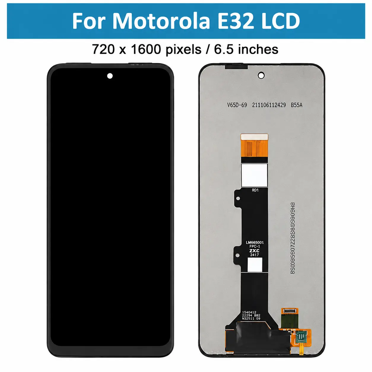 For Motorola Moto E32/E32S/E22S/G22 Lcd Display Touch Screen Digitizer Assembly Replacement