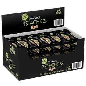 Wonderful Pistachios Roasted and Salted 1.5 oz 24 pk Plant Protein Snack Pack