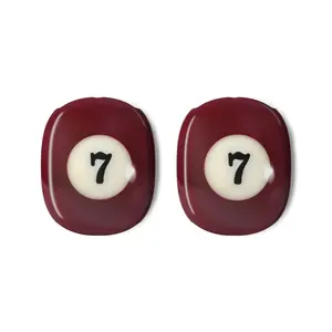 AirPods Max Case Retro Billiard 7 Red Ear Cup Covers Headphone Covers