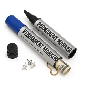 Organizer Box for Storage of Marker Pens Containers for Valuables, Black & Blue Concealment Pen Design (Not for Writing) 2pack
