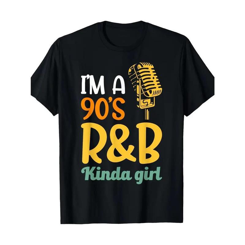 [100% Cotton] It'S A 90S R&B Style Men'S And Women'S T-Shirt -100% Cotton T-Shirt For Men And Women