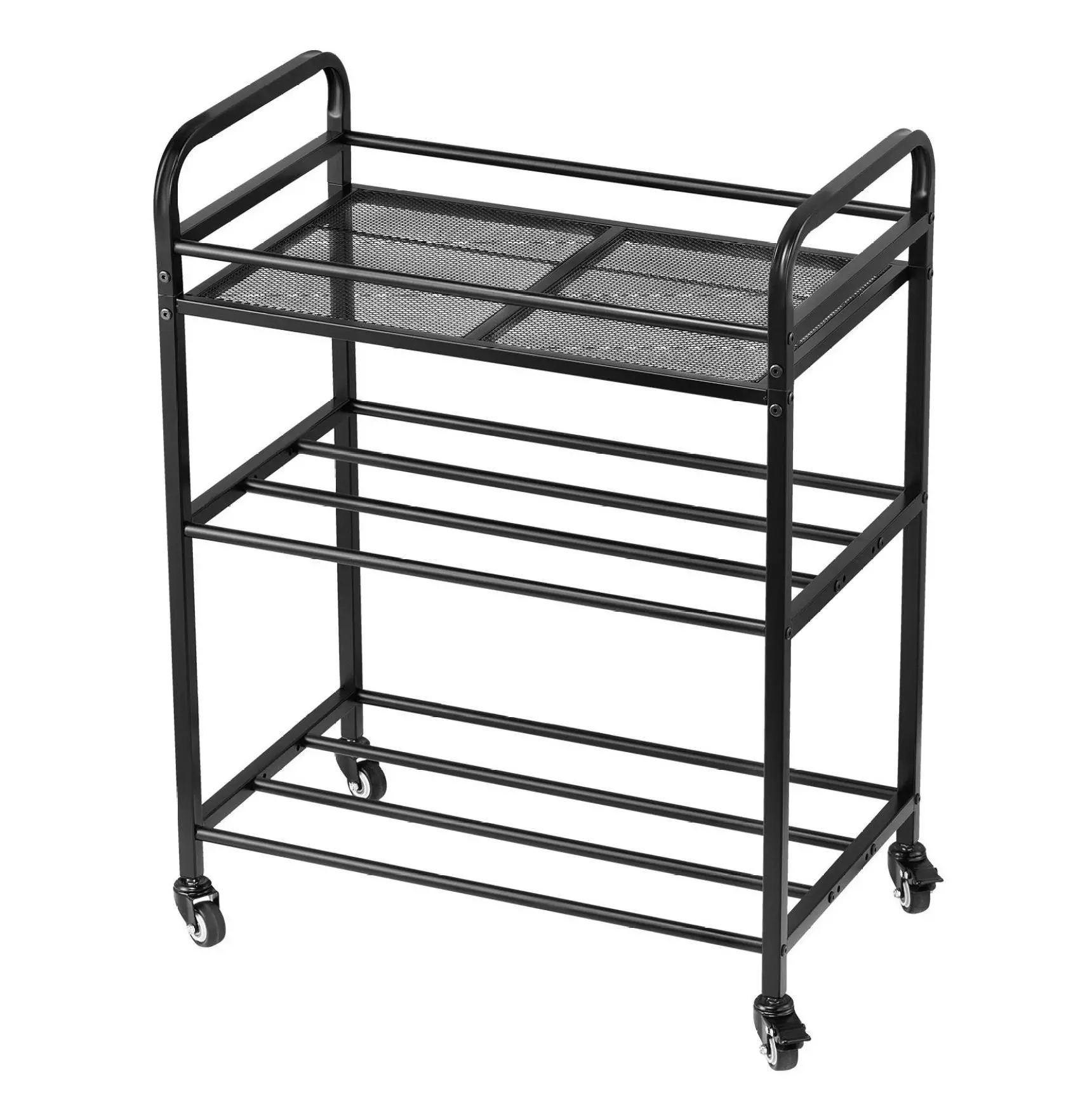 3D Printer Filament Storage Rack, 3 Tier Heavy Duty Shelf, Rolling Spool Holder for 3D Printing, Filaments Organizer, Workshop, Office Default