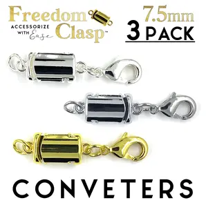 Freedom Clasp Converters - Pack of 3 Colors! (7.5mm)
