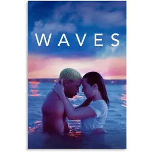 Movie Poster Waves Poster 2 Canvas for Bedroom Living Room Decor 08x12inch(20x30cm) Unframe-style
