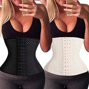 Waist Trainer Shapewear Women Waist Cincher Body Shaper Belt Underwear Tummy Control Strap Hooks Corset Girdle Plus Size