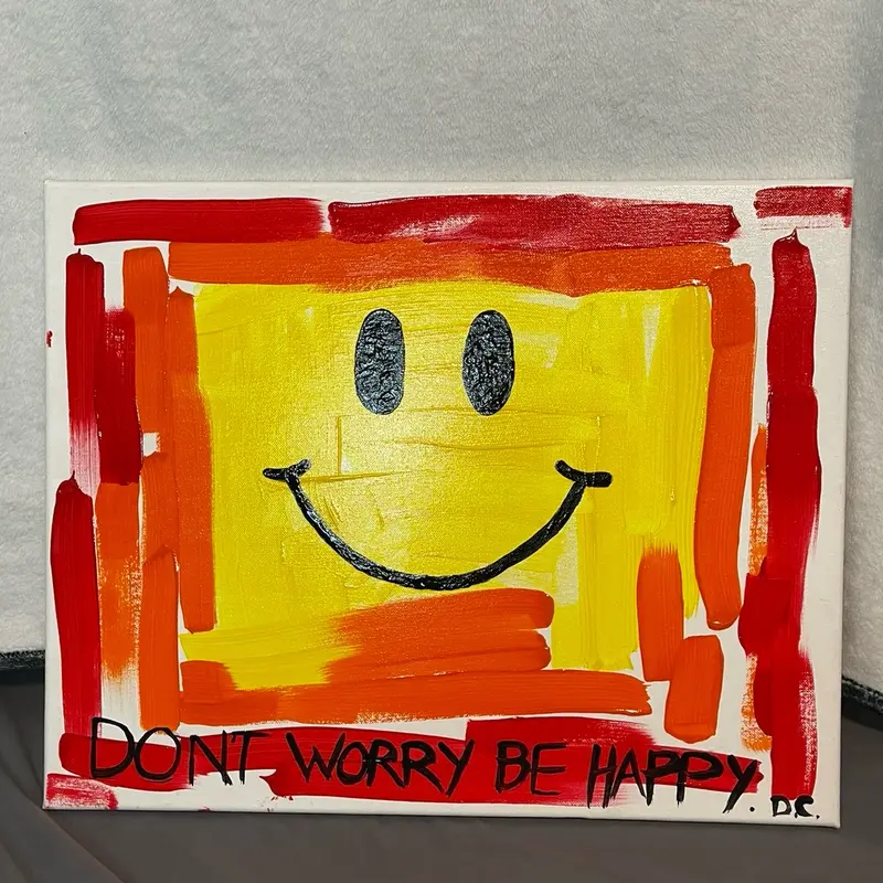 Don’t Worry Be Happy original painting