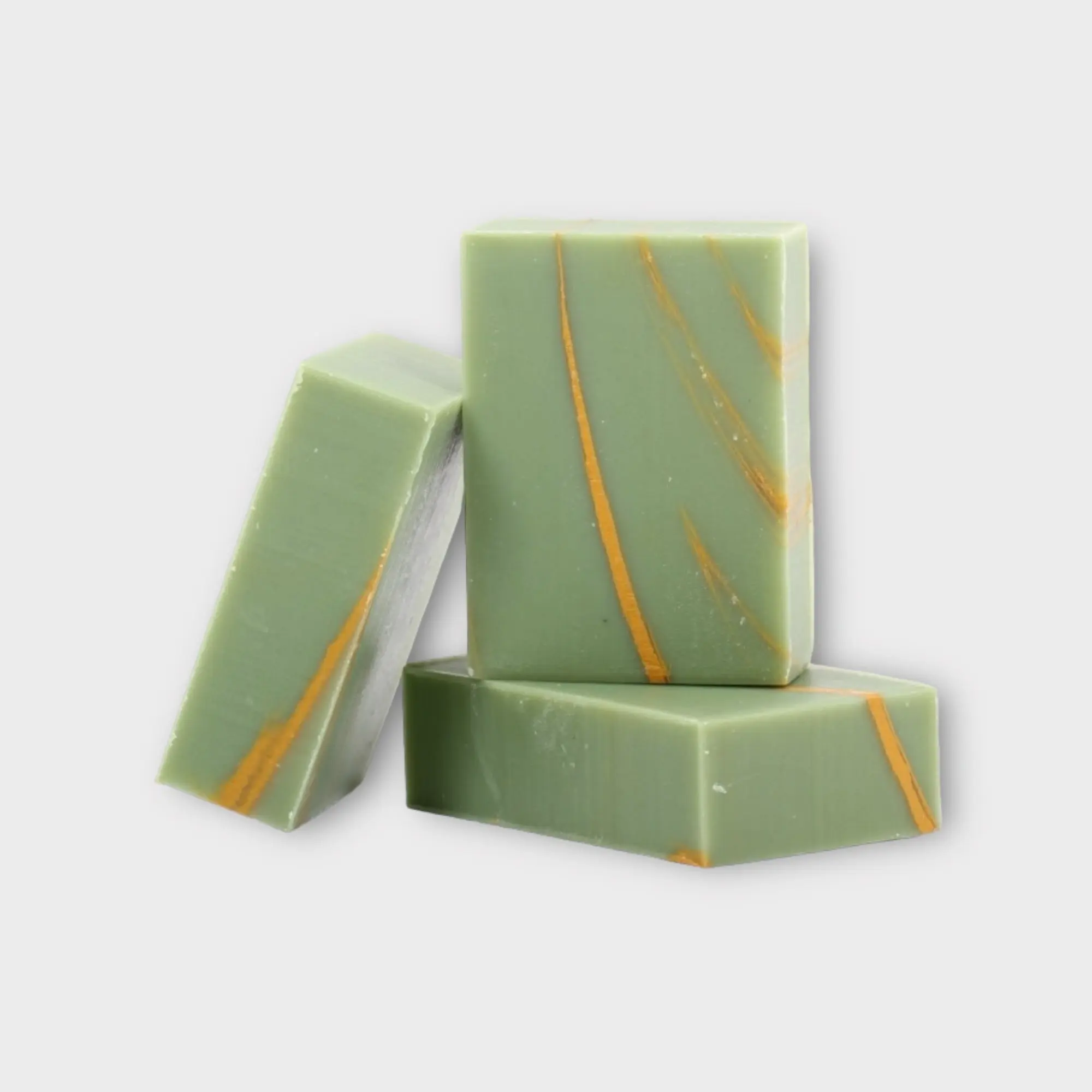 Green Tea & Citrus Bar Soap - Bright, Herbal, Citrus