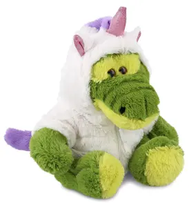 PLUSH UNICORN - SUPER-SOFT PLUSH - SITTING GREEN ALLIGATOR