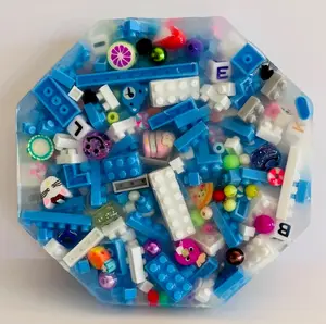 Ultra Picky Pad with Building Blocks - Blue Jay