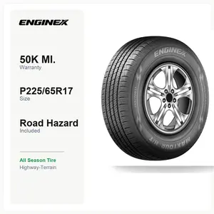 ENGINEX MAXTOUR H/T P225/65R17 102T | All Season Tire, Highway-Terrain, SL Load Range, 50K Mile Warranty, Road Hazard, Fits select Ford Bronco, Ford Maverick & more, For Sedan/Crossover/SUV