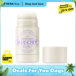 【New Arrivals】HICC PET Gentle Puppy Eye Balm for Tear Stains Coconut Oil Infused, Hypoallergenic Soothe & Hydrate, Safe for Puppies, Pet Eye Tear Stain Balm Natural Cleanses, Soothes & Brightens Stain Removal&Prevention for Dogs and Cats#DealsForYouDays