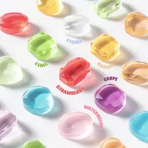 [New Arrival] Diamond Candy - Crystal Clear 2.82oz Jar Sweet Fruit Flavors & Healthy Isomalt,Perfect for Weddings, Cake Decor, Afternoon Tea & Gifts Sweet Hard Candy    80G   per Jar