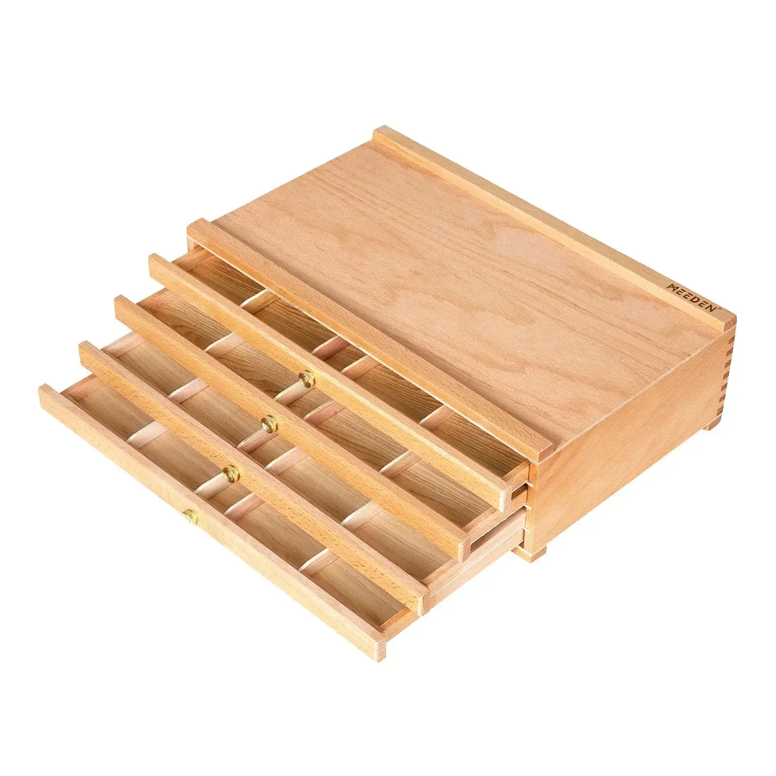 4-Drawer Storage Box-Beechwood