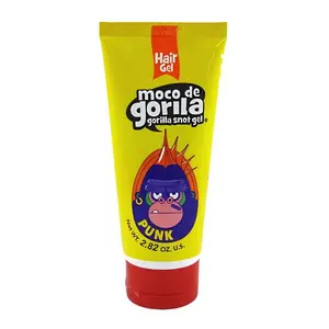 Moco De Gorila Punk Yellow Hair Gel 2.82 oz – Strong Hold Styling Gel for Spiky Hair, Long Lasting Control (1 Pack)