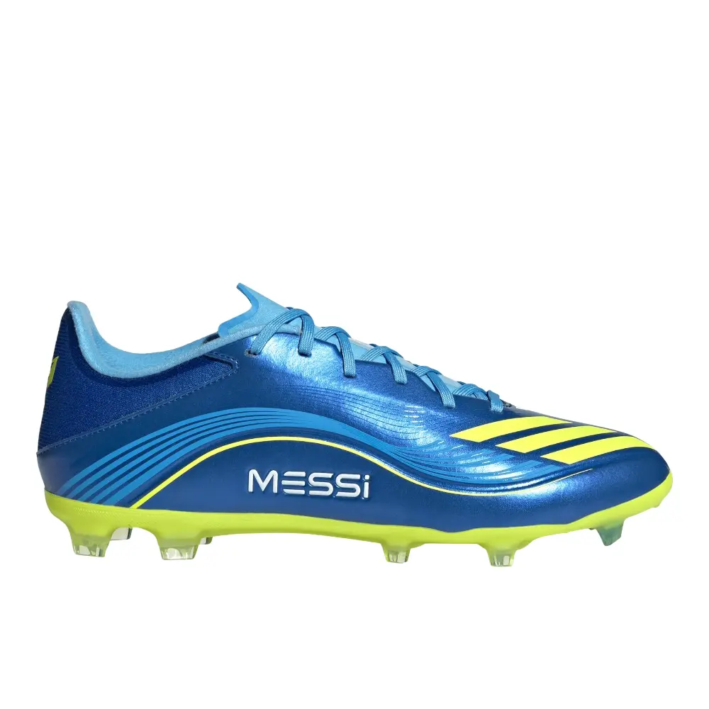 adidas Mens F50 Messi League FirmMulti-Ground Football Sneakers Shoes - Blue