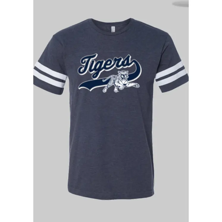 Jackson State University Leaping Tigers UNISEX Football Fine Jersey Tee